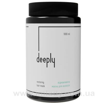 Маска для відновлення пошкодженого волосся Deeply restoring hair mask 1000 мл