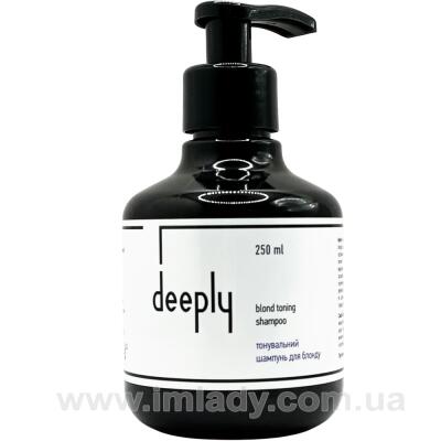 Тонуючий шампунь для блонду Deeply blond toning shampoo 250 мл