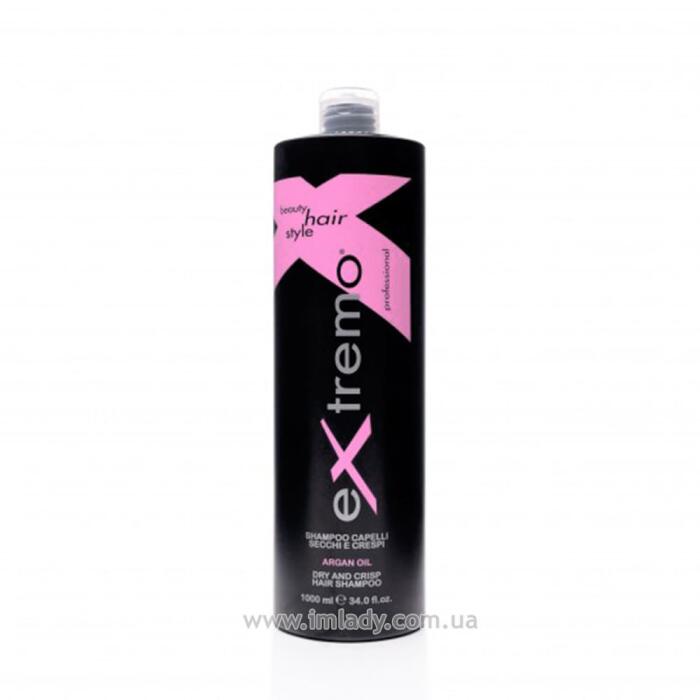 Аргановий зволожуючий шампунь для кучерявого волосся Extremo Dry & Crisp Shampoo 1000 мл