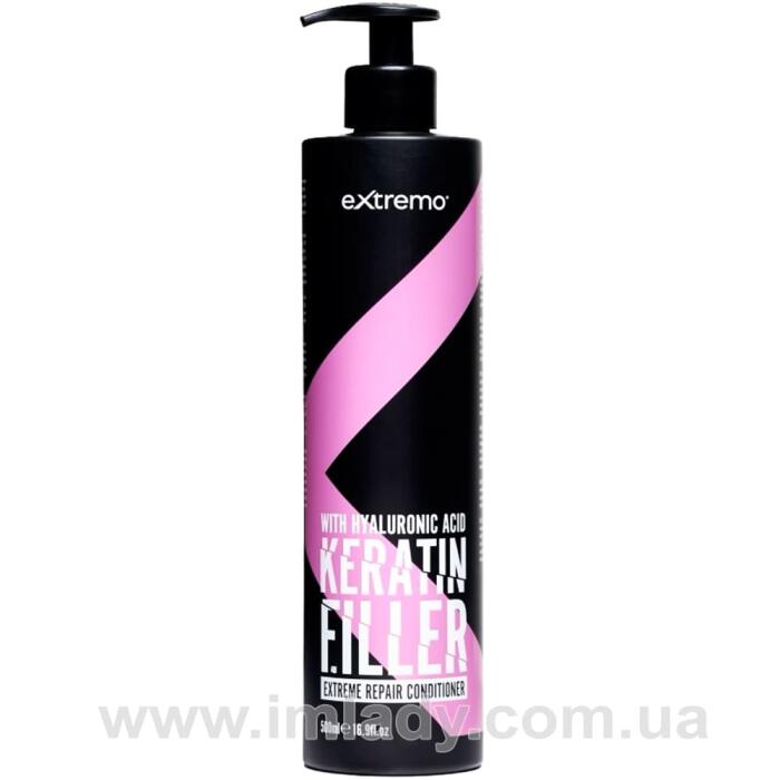Відновлюючий кондиціонер з гіалуроновою кислотою та кератином Extremo Botox Keratin Repair 500 мл