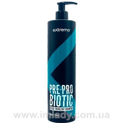 Шампунь детокс для жирної шкіри голови із пробіотиком Extremo Shampoo Pre-Pro Biotic 500 мл