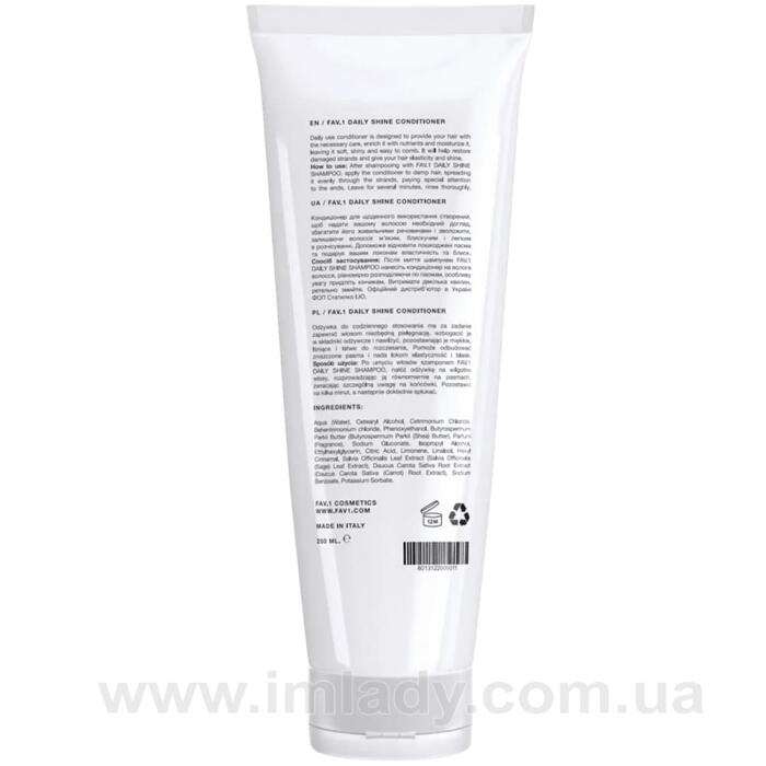 Кондиціонер для щоденного використання FAV.1 daily shine conditioner 250 мл