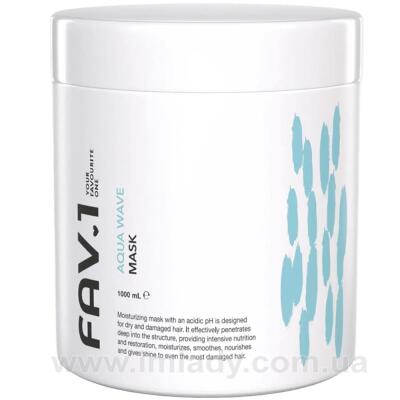 Зволожуюча маска для сухого волосся FAV.1 aqua wave mask 1000 мл