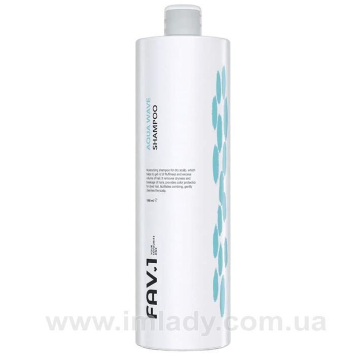 Шампунь для зволоження сухого волосся FAV.1 aqua wave shampoo 1000 мл