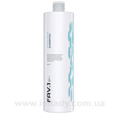 Шампунь для зволоження сухого волосся FAV.1 aqua wave shampoo 1000 мл