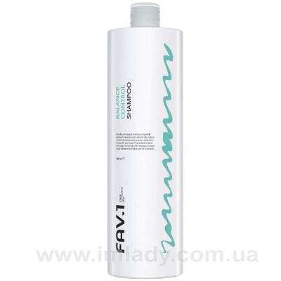 Нормалізуючий шампунь для жирної шкіри голови FAV.1 balance control shampoo 1000 мл