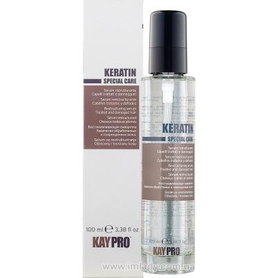 Сироватка з кератином для пошкодженого волосся KayPro Keratin Serum 100 мл