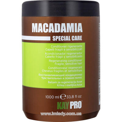 Кондиціонер з олією макадамії для ламкого волосся KayPro Macadamia 1000 мл