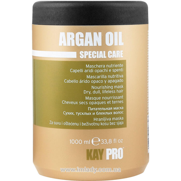 Поживна маска для сухого волосся KayPro Argan Mask 1000 мл
