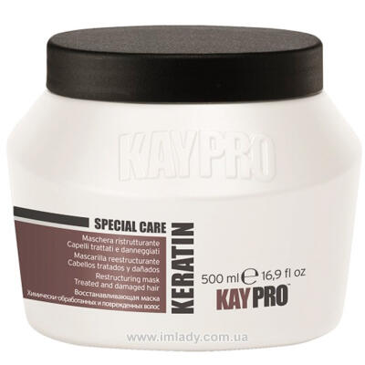 Маска з кератином для хімічно пошкодженого волосся KayPro Keratin 500 мл