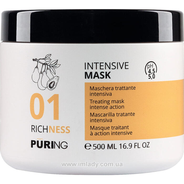 Зволожуюча маска Puring 01 richness intensive mask 500 мл