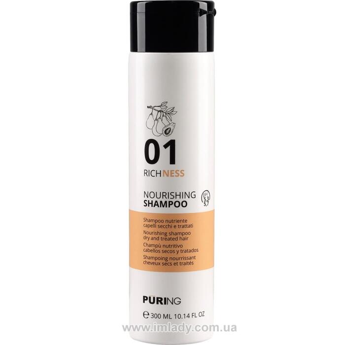 Поживний шампунь для сухого та пошкодженого волосся Puring 01 richness nourishing shampoo 300 мл