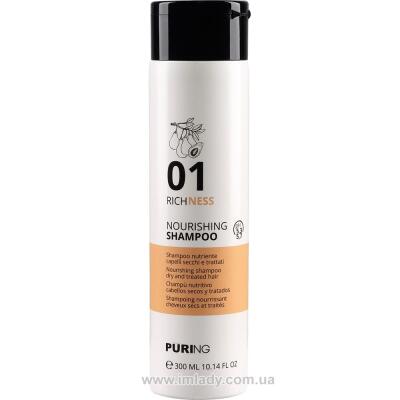 Поживний шампунь для сухого та пошкодженого волосся Puring 01 richness nourishing shampoo 300 мл
