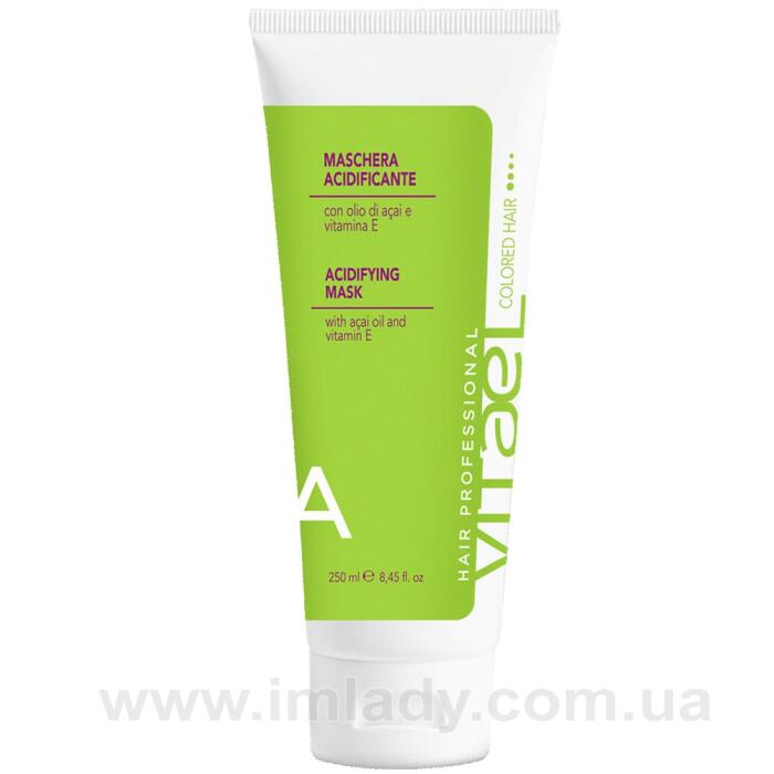 Маска для фарбованого волосся Vitael colored hair acidifying mask 250 мл