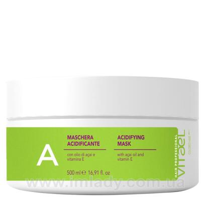 Маска для збереження кольору фарбованого волосся Vitael colored hair acidifying mask 500 мл